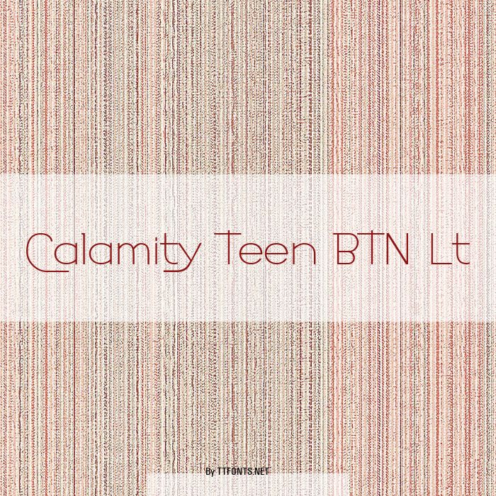 Calamity Teen BTN Lt example